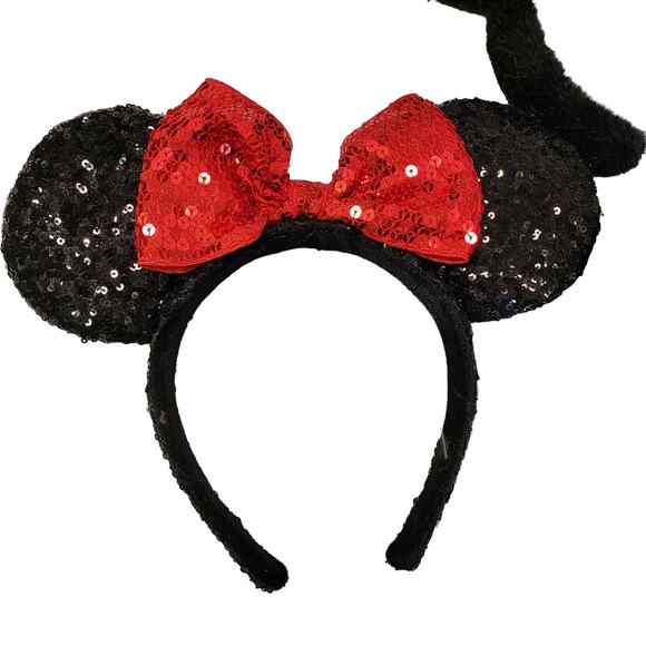 Disney Minnie Mouse Ears St Patrick's Day Minnie Mouse Ears Sequence Ears - Picture 4 of 13